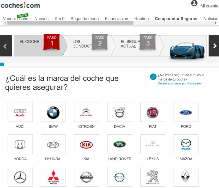 Análisis Del Comparador De Seguros De Coches.com