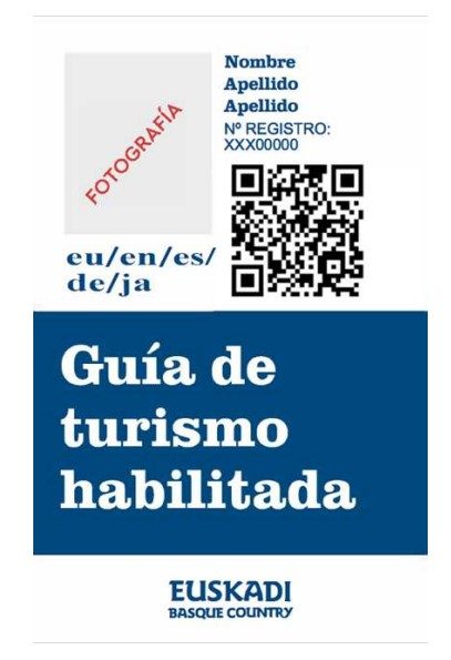 Distintivo de Guia de Turismo País Vasco 2024