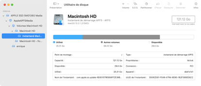 Encontrar discos duros externos de Mac en Utilidad de Discos